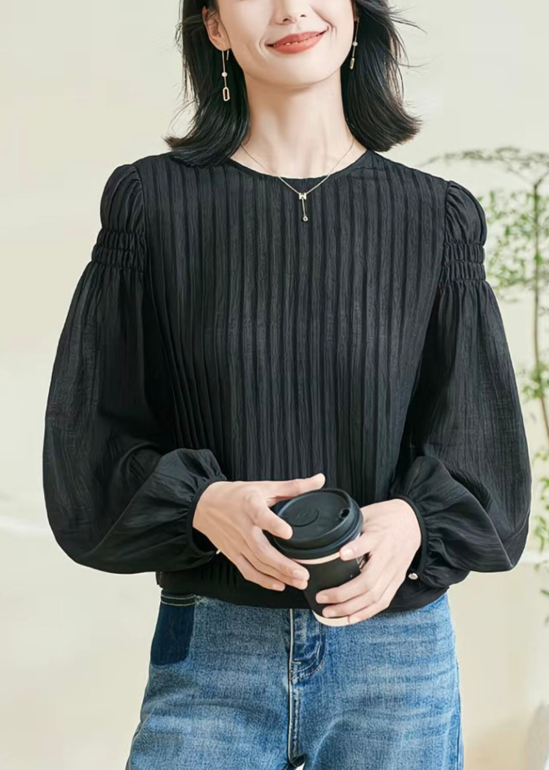 A Vintage Style Top with Delicate Timeless Details