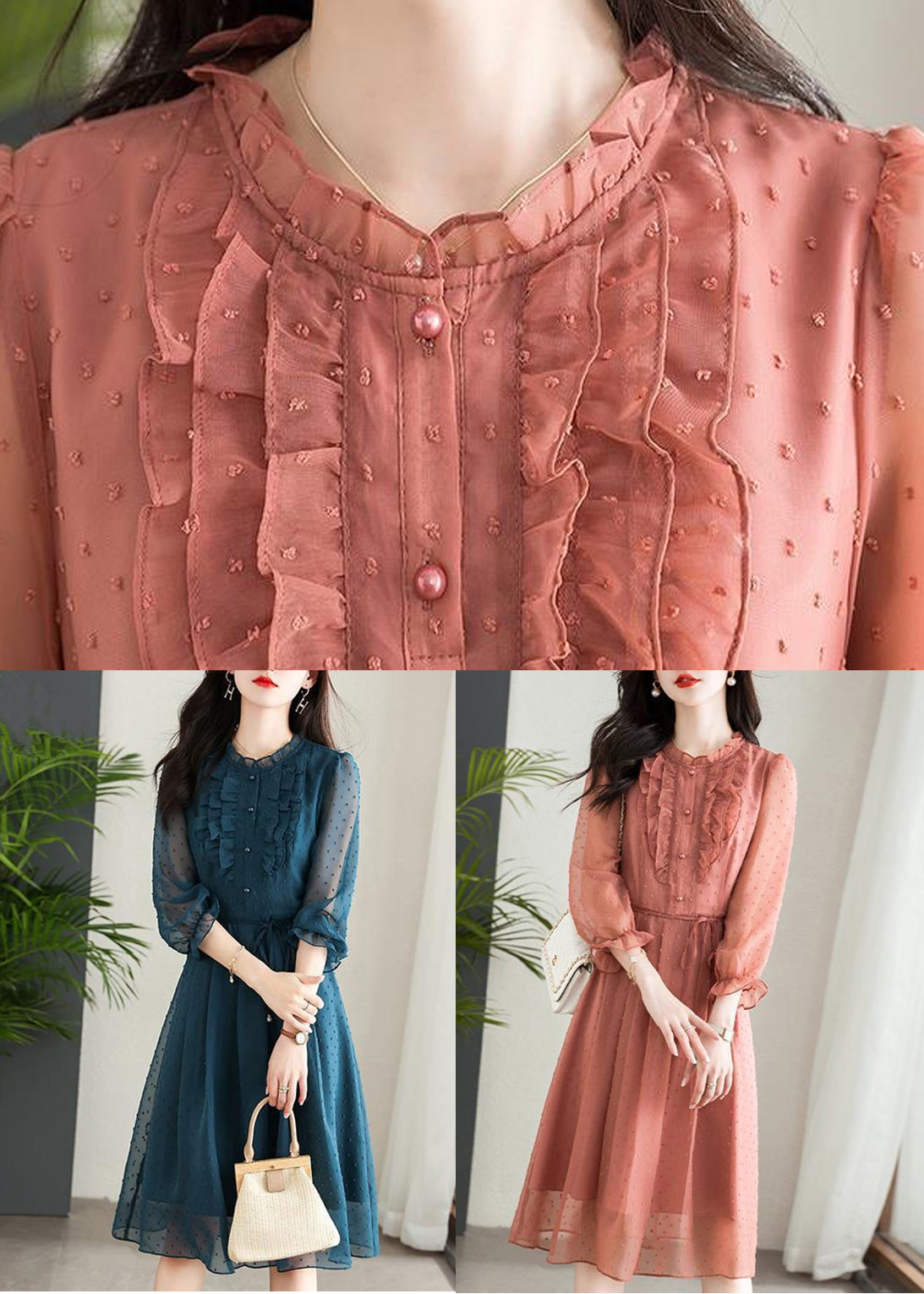 Classic Vintage Dress with a Flattering Fit