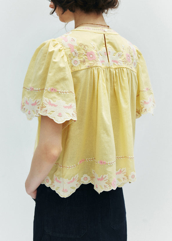 A Vintage Style Shirt with Delicate Timeless Details