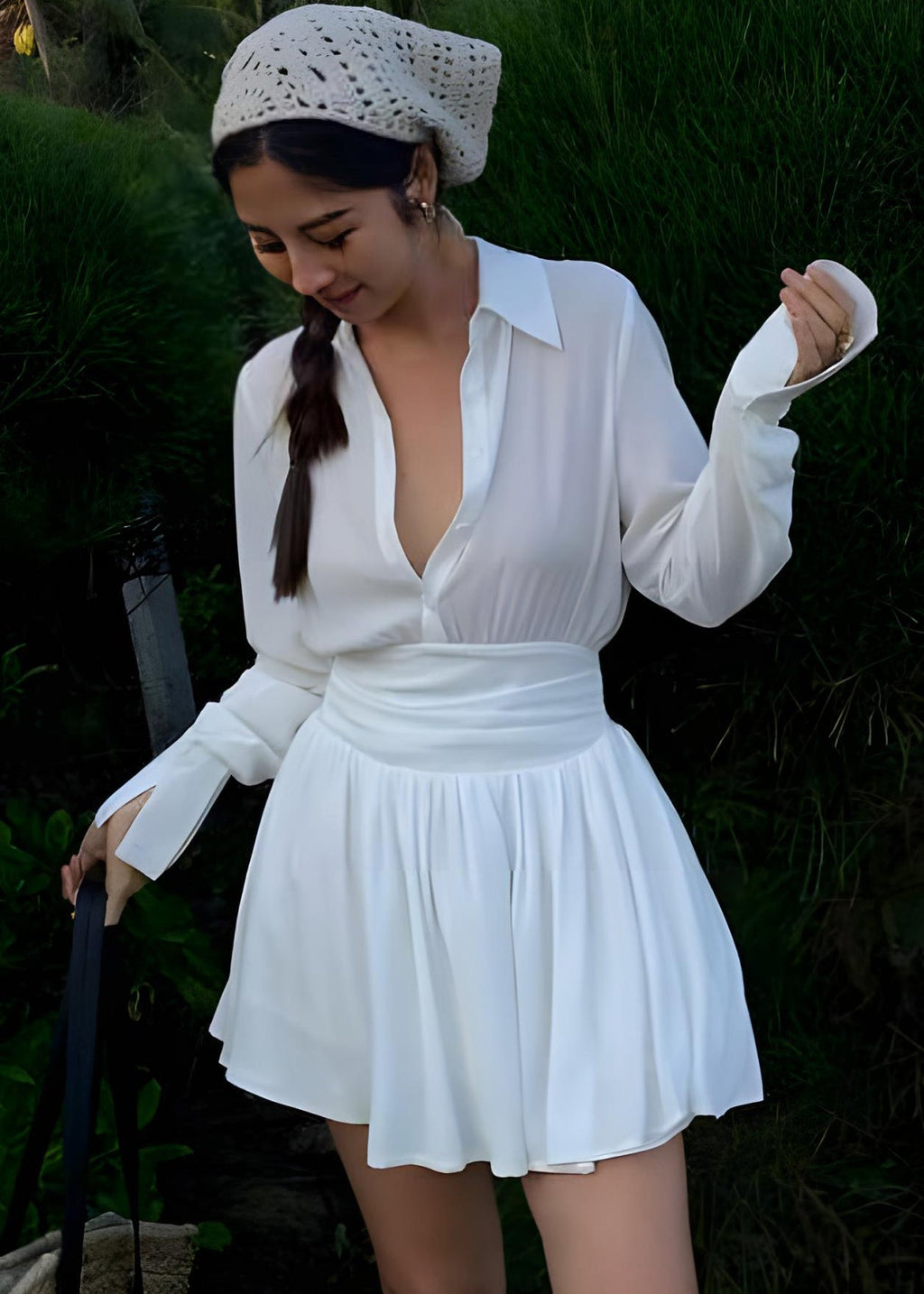A Vintage Style Shirt with Delicate Timeless Details