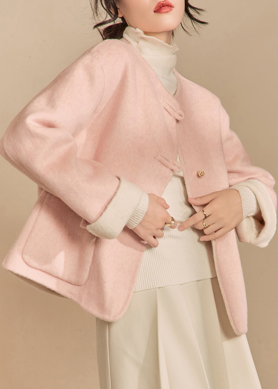 Classic Vintage Coat with a Flattering Fit