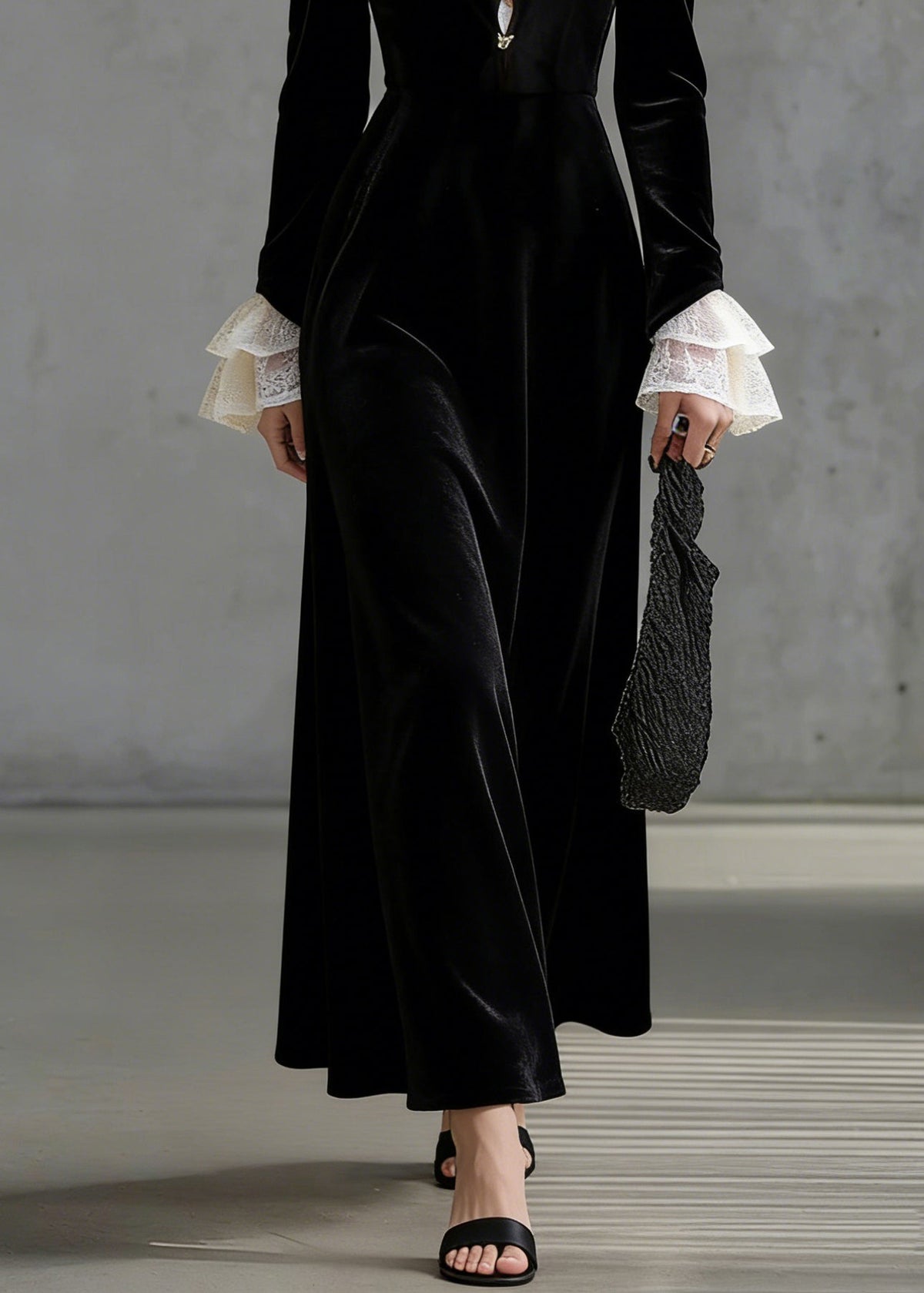 A Vintage Style Dress with Delicate Timeless Details