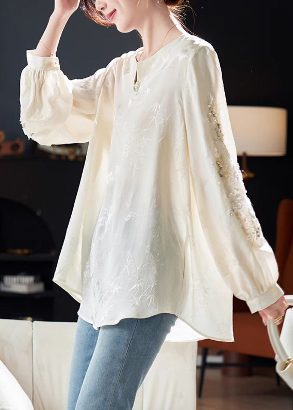 Gracefully Styled Top for Any Occasion