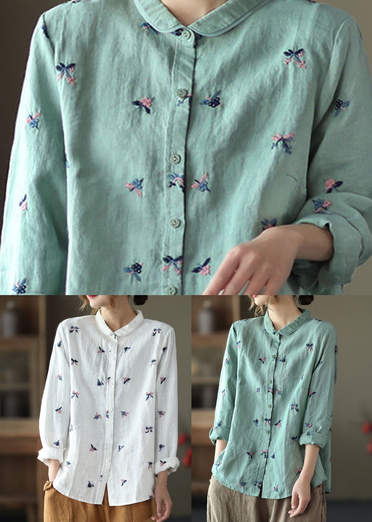 Vintage Inspired Blouse with a Contemporary Edge
