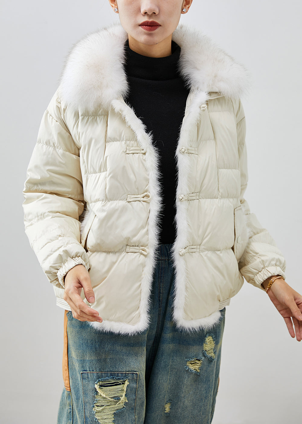 A Vintage Style Coat with Delicate Timeless Details
