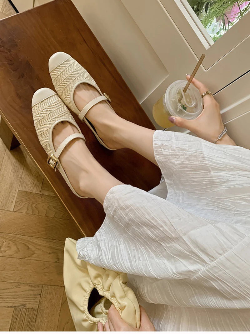 Vintage Inspired Orthopedic Flats