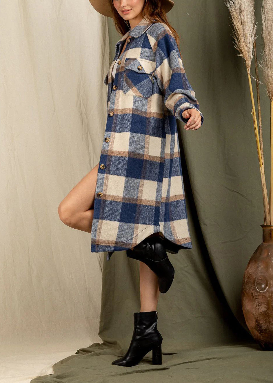 Classic Vintage Coat with a Flattering Fit