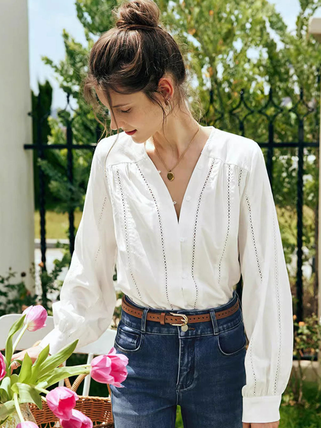 Vintage Inspired Top with a Contemporary Edge
