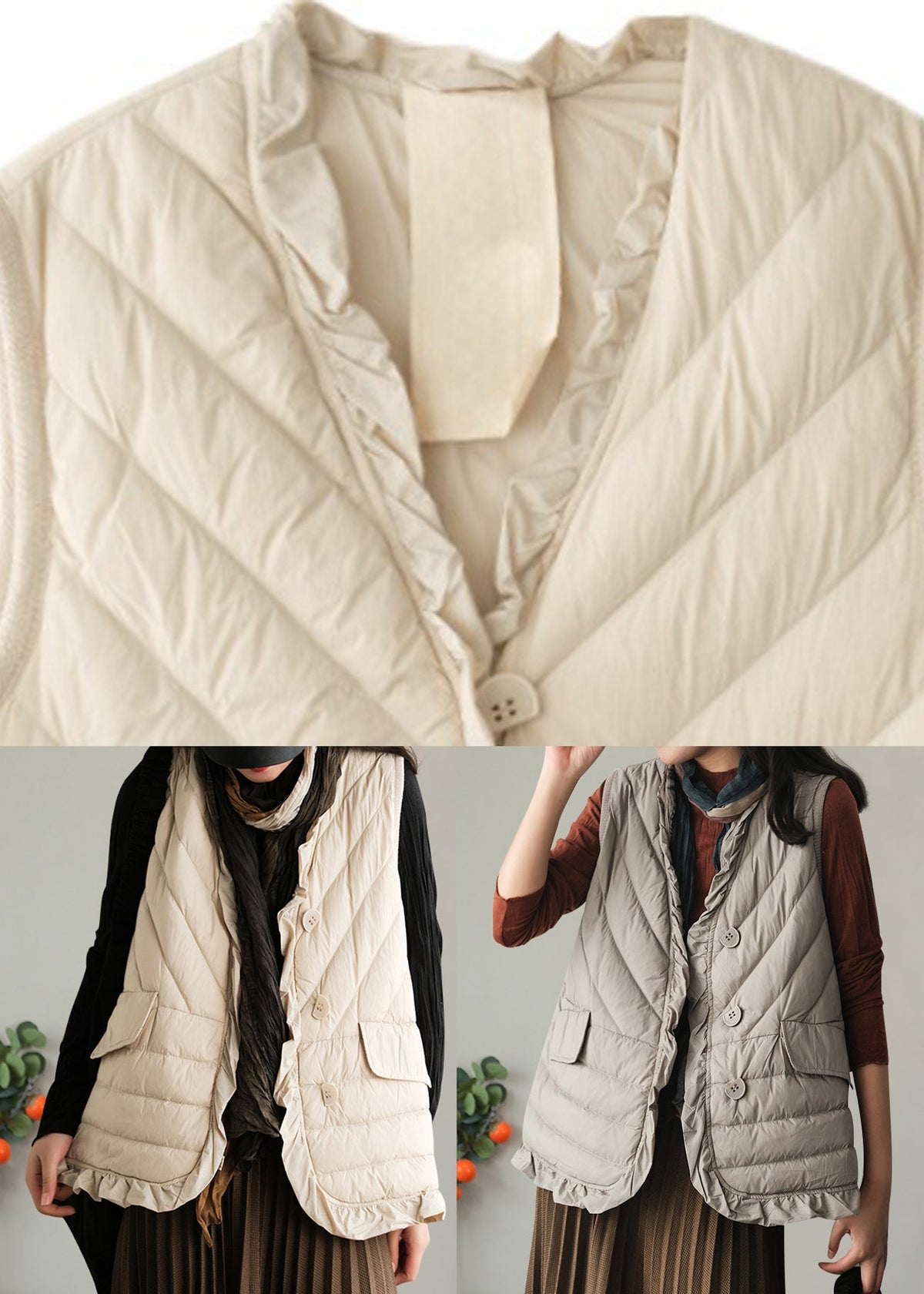 A Vintage Style Coat with Delicate Timeless Details