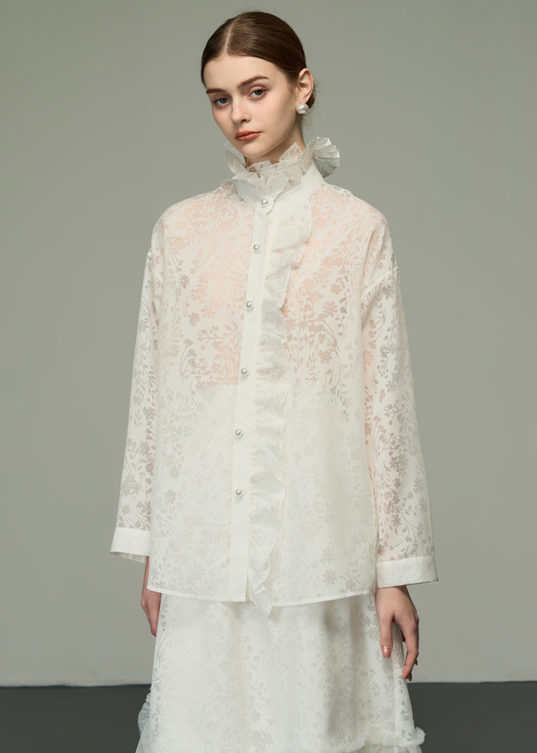 A Vintage Style Shirt with Delicate Timeless Details