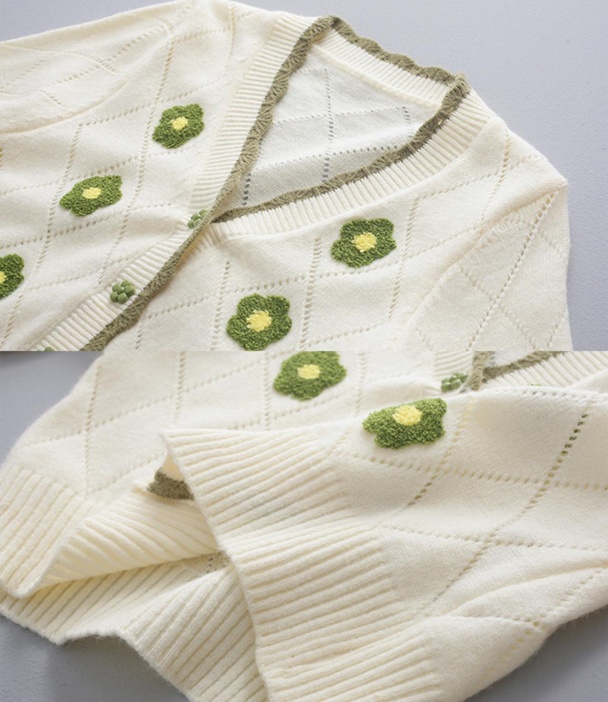 Classic Vintage Cardigan with a Flattering Fit