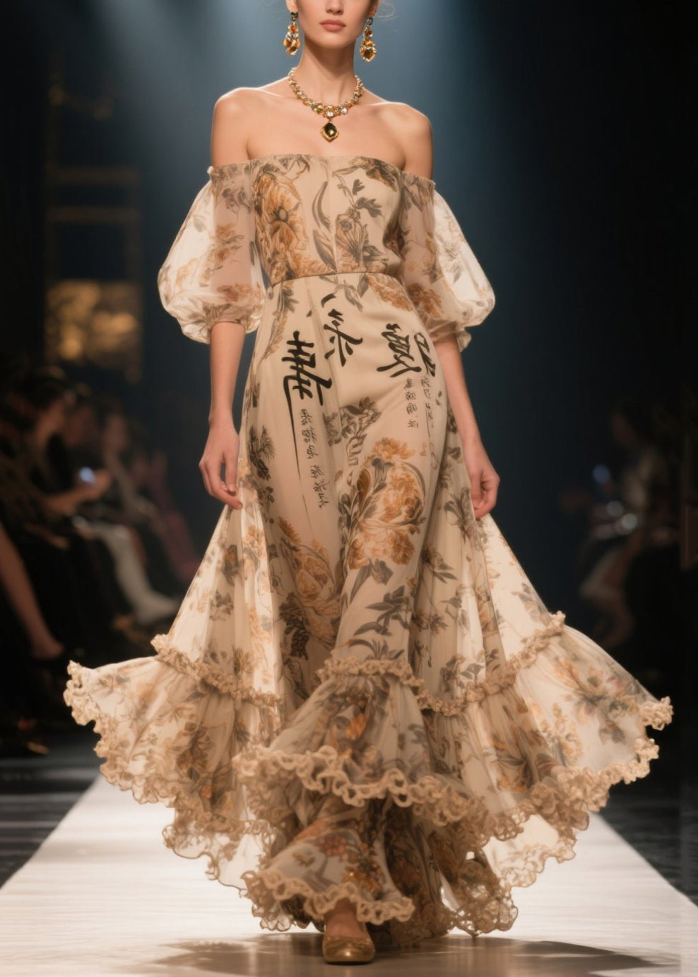 A Vintage Style Dress with Delicate Timeless Details