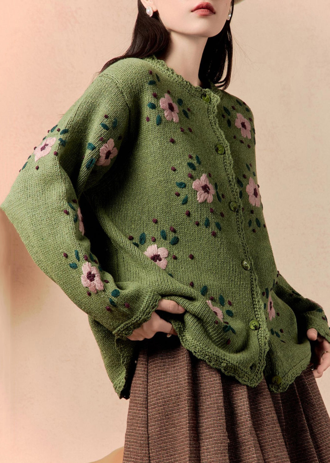 Vintage Inspired Cardigan with a Contemporary Edge