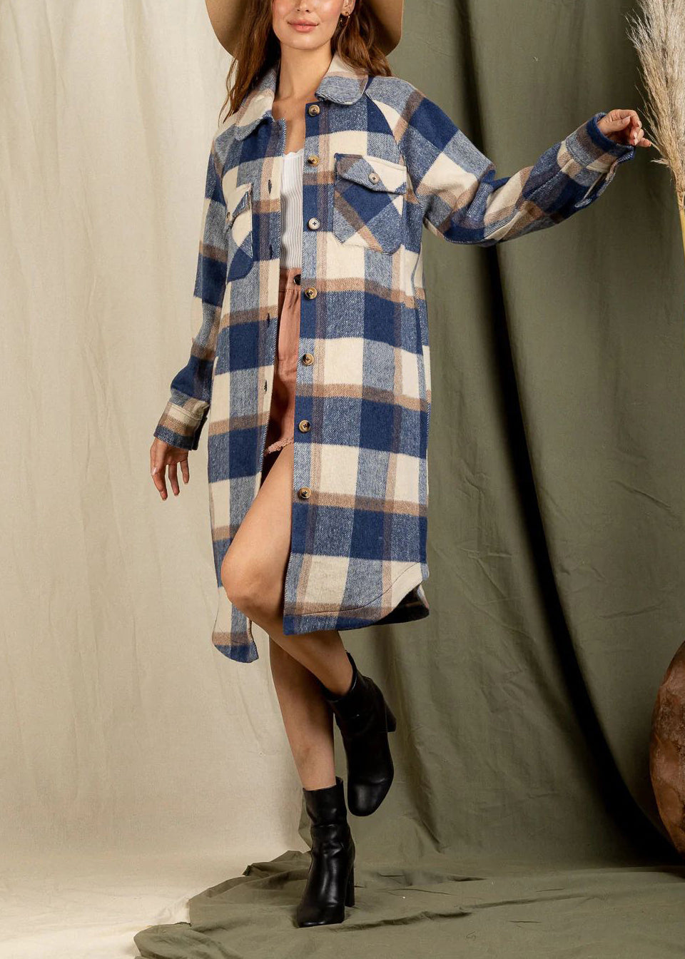 Classic Vintage Coat with a Flattering Fit