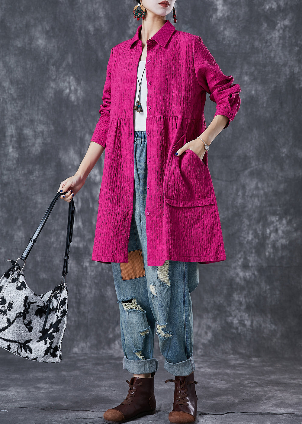 A Vintage Style Coat with Delicate Timeless Details