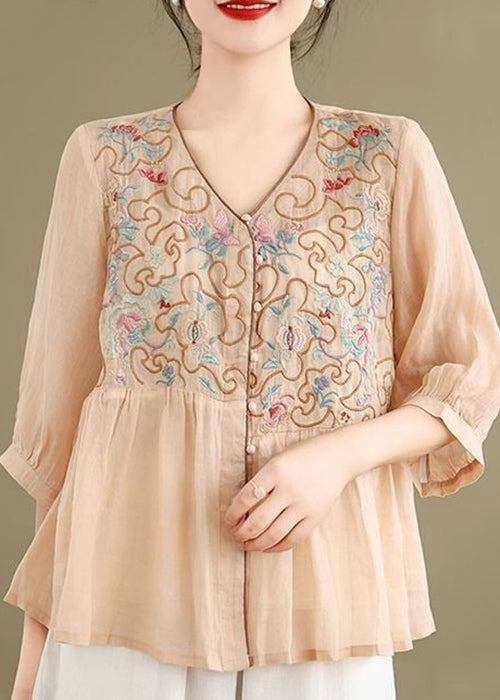 A Vintage Style Shirt with Delicate Timeless Details