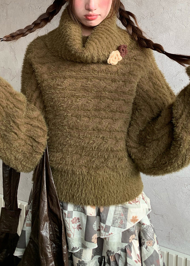 A Vintage Style Sweater with Delicate Timeless Details