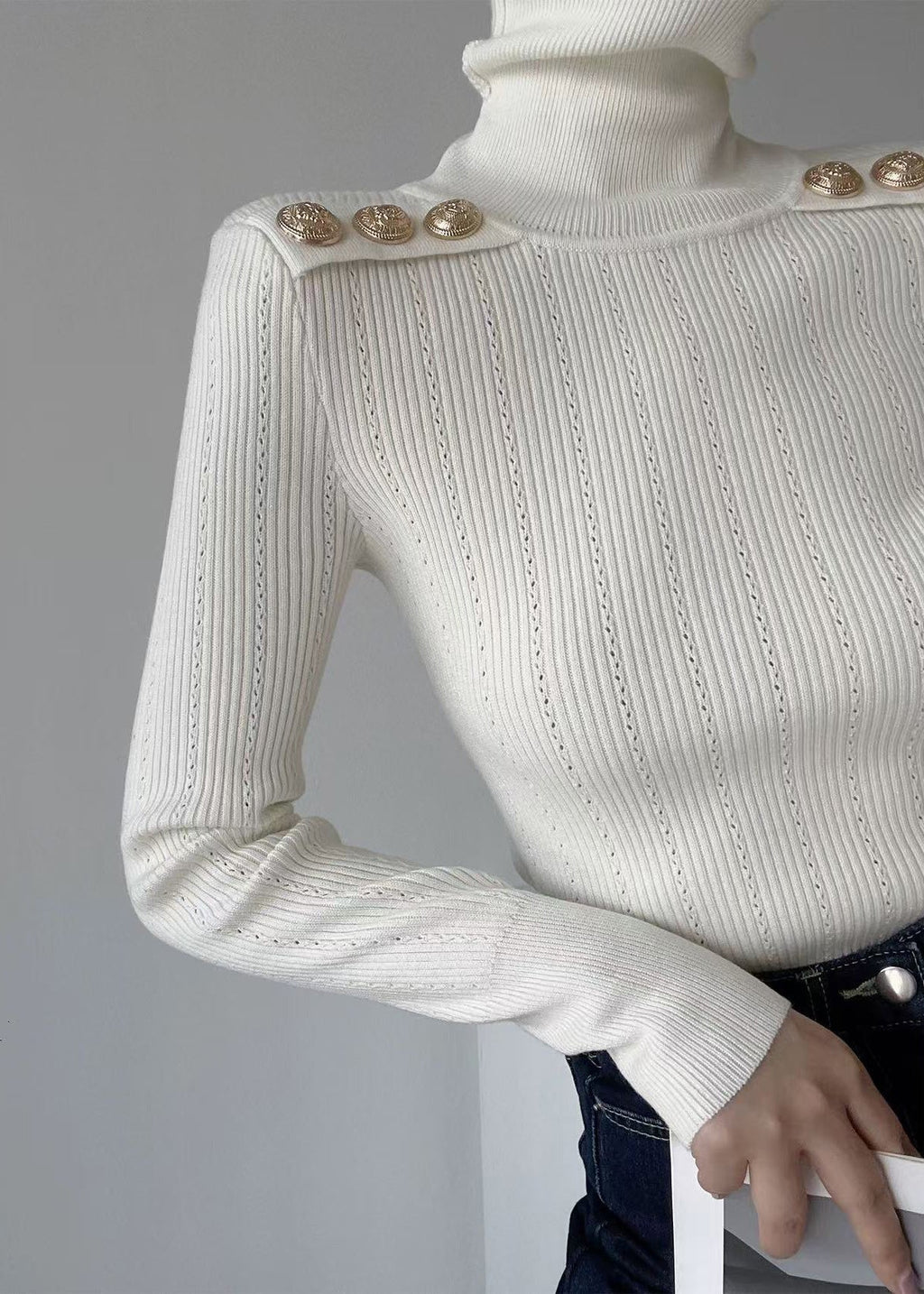 Polished Sweater with an Effortless Classic Look