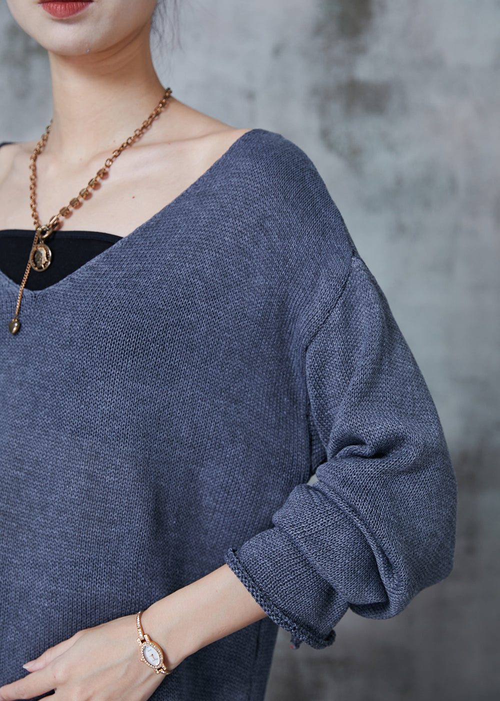 A Vintage Style Sweater with Delicate Timeless Details