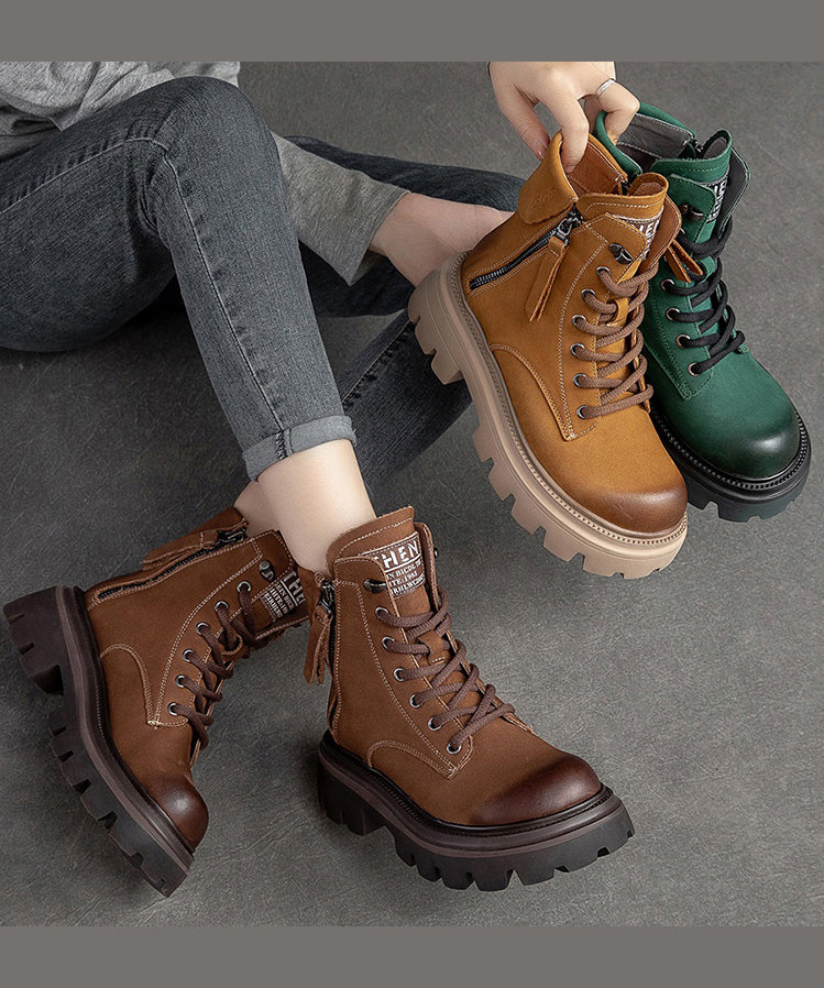 Vintage Inspired Orthopedic Boots