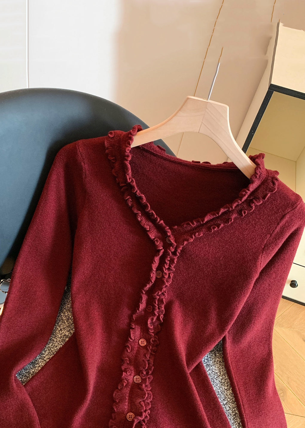 A Vintage Style Sweater with Delicate Timeless Details