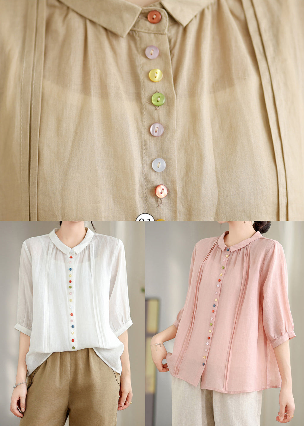 A Vintage Style Shirt with Delicate Timeless Details