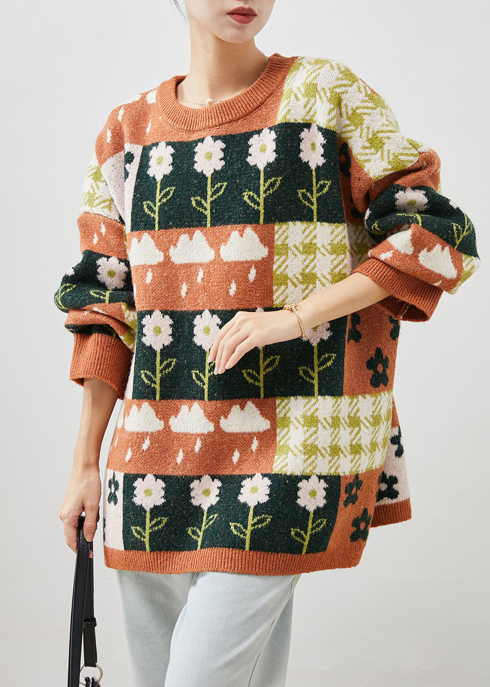 A Vintage Style Sweater with Delicate Timeless Details