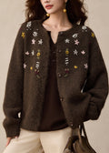 A Vintage Style Cardigan with Delicate Timeless Details