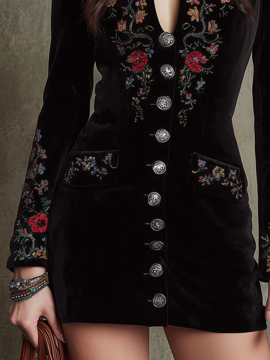 A Vintage Style Dress with Delicate Timeless Details