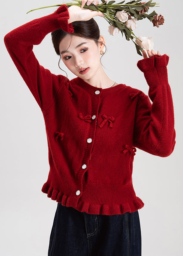A Vintage Style Cardigan with Delicate Timeless Details
