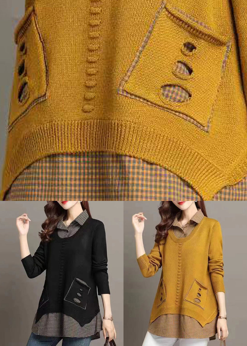 Classic Vintage Sweater with a Flattering Fit