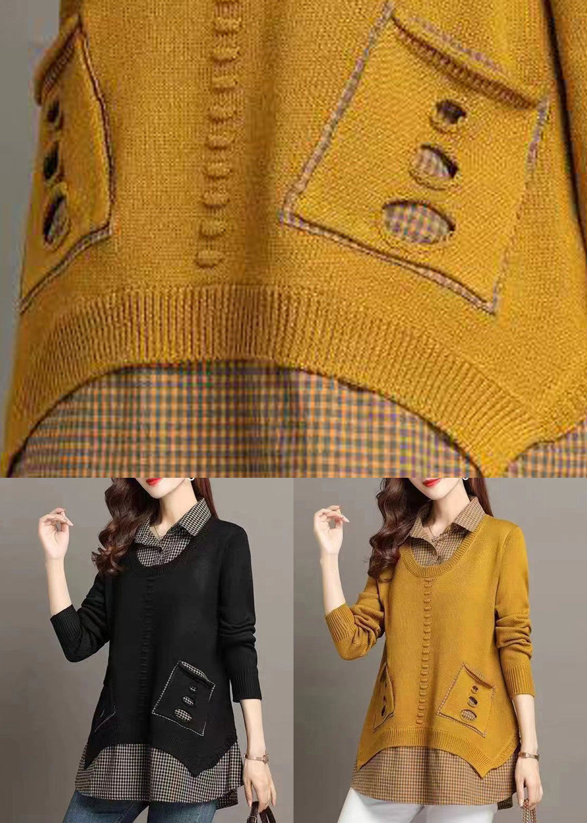 Classic Vintage Sweater with a Flattering Fit