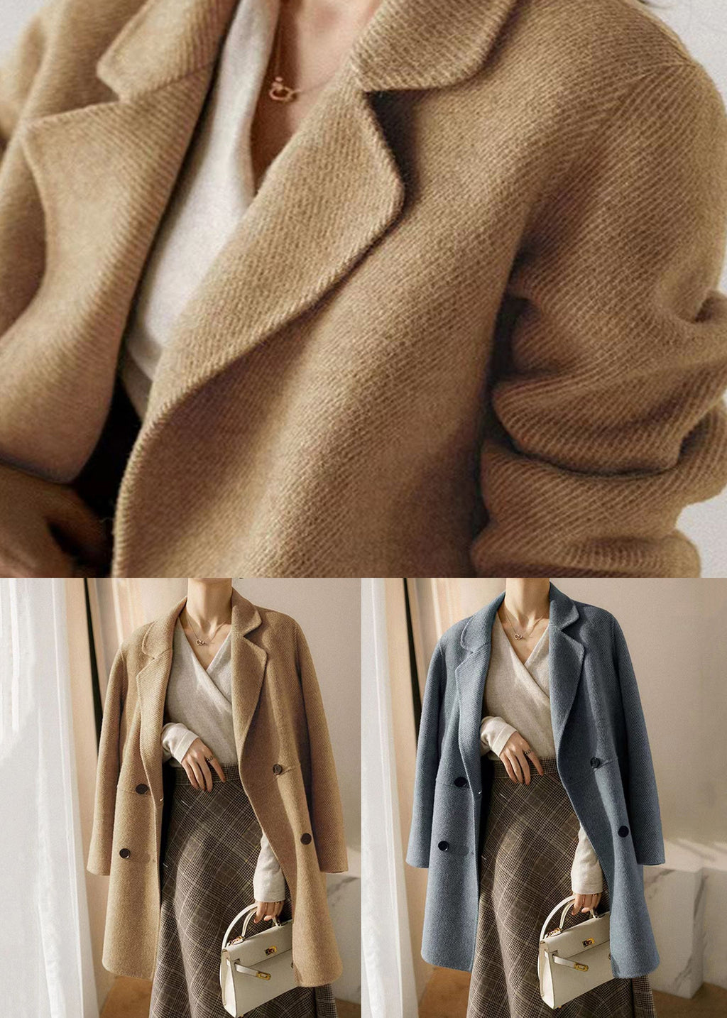 Well Tailored Coat with a Graceful Silhouette