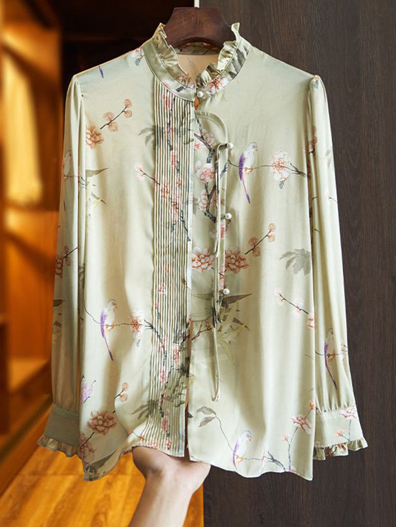 A Vintage Style Shirt with Delicate Timeless Details