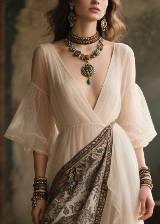 A Vintage Style Dress with Delicate Timeless Details