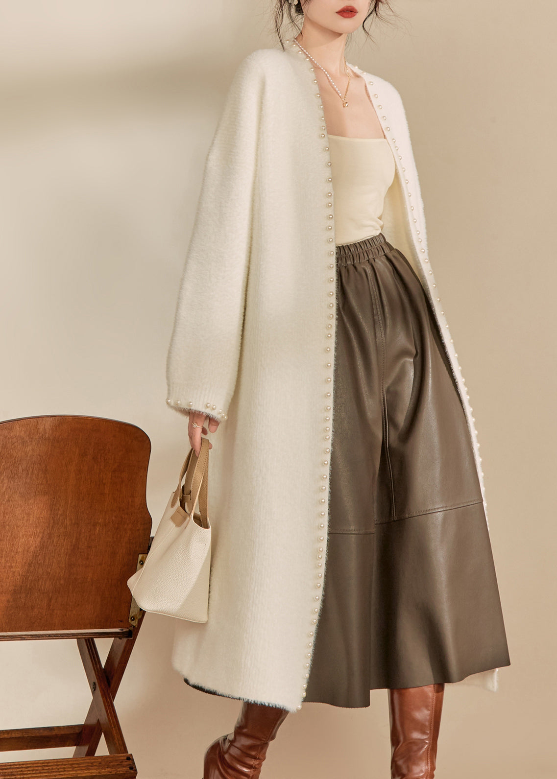 A Vintage Style Coat with Delicate Timeless Details