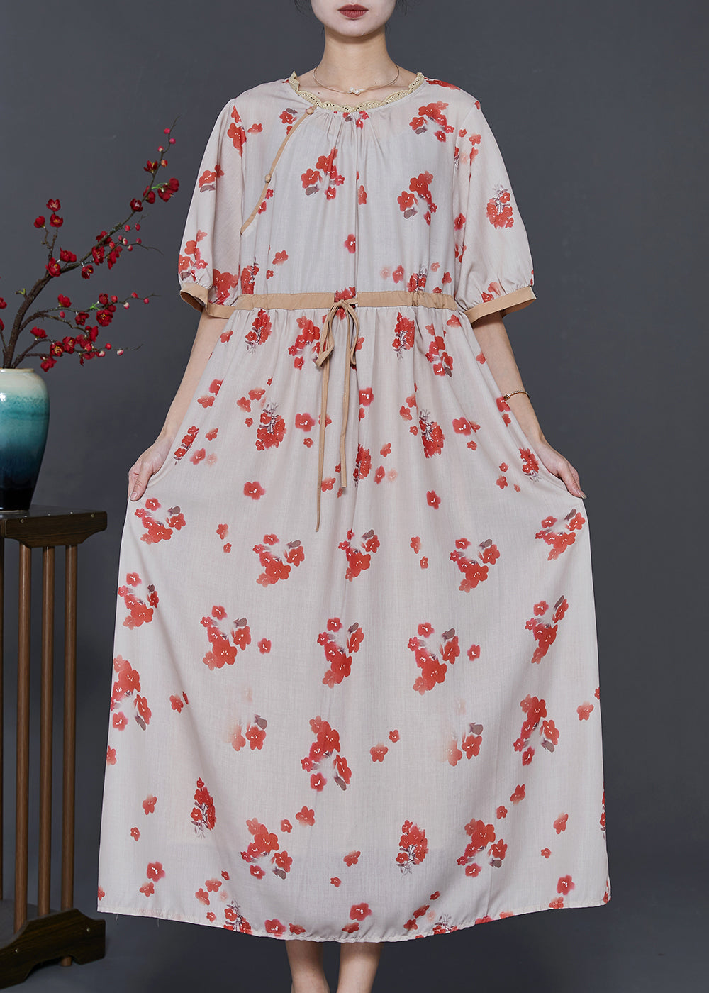 A Vintage Style Dress with Delicate Timeless Details