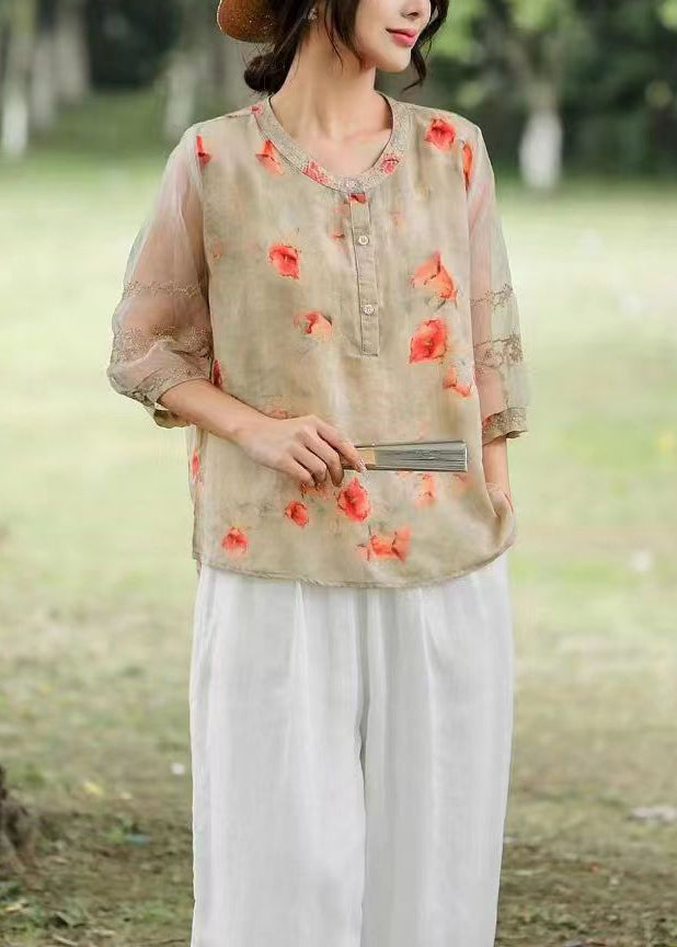 A Vintage Style Shirt with Delicate Timeless Details
