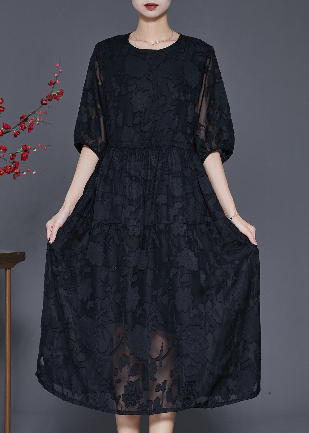 Classic Vintage Dress with a Flattering Fit