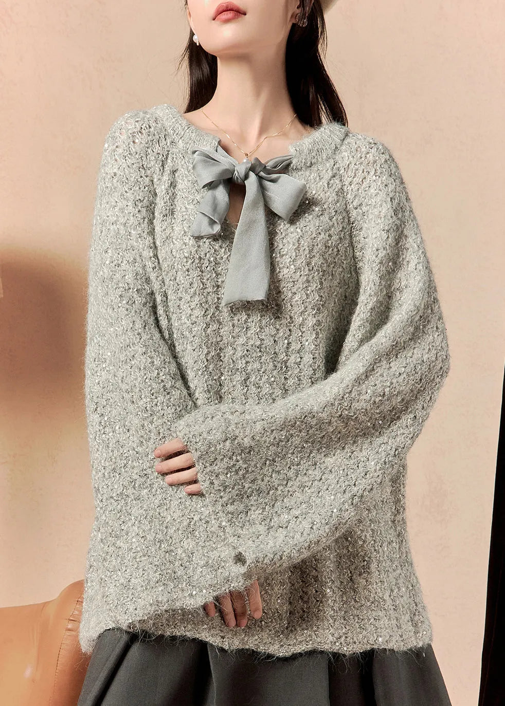 Vintage Inspired Sweater with a Contemporary Edge