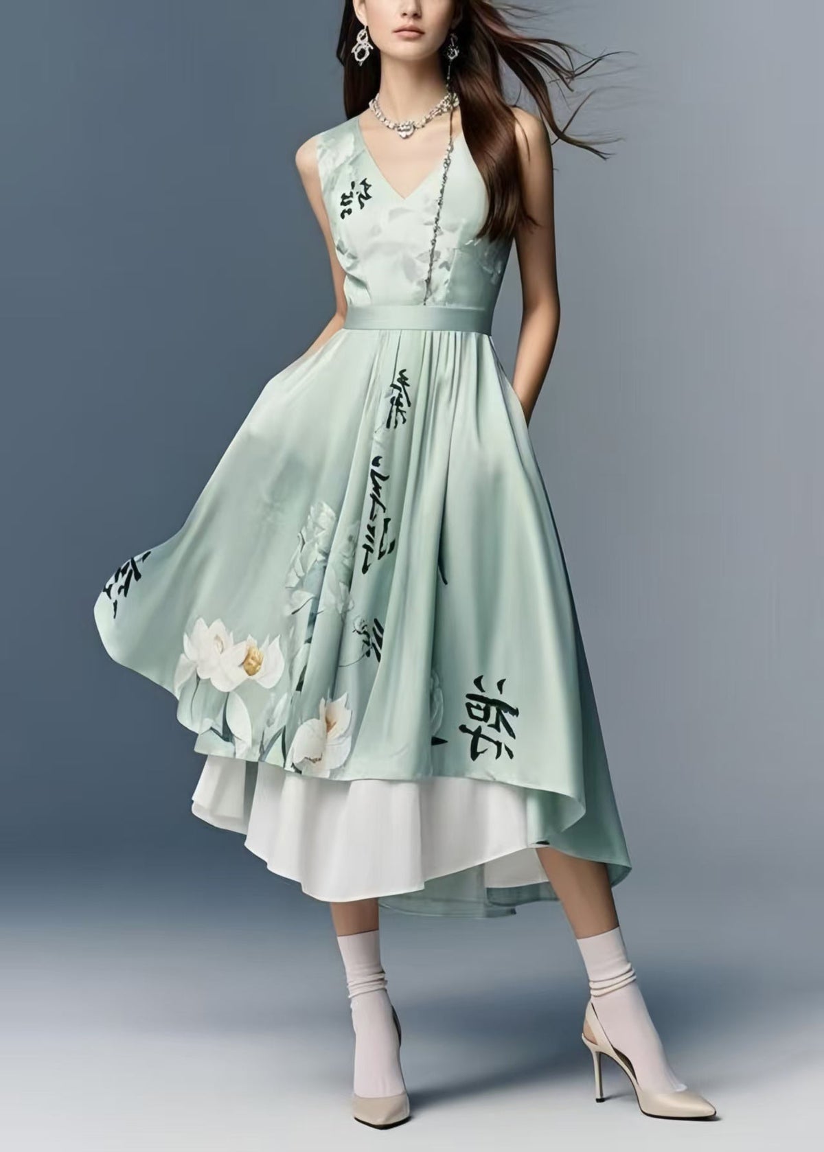 A Vintage Style Dress with Delicate Timeless Details