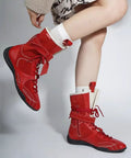 Vintage Inspired Orthopedic Boots