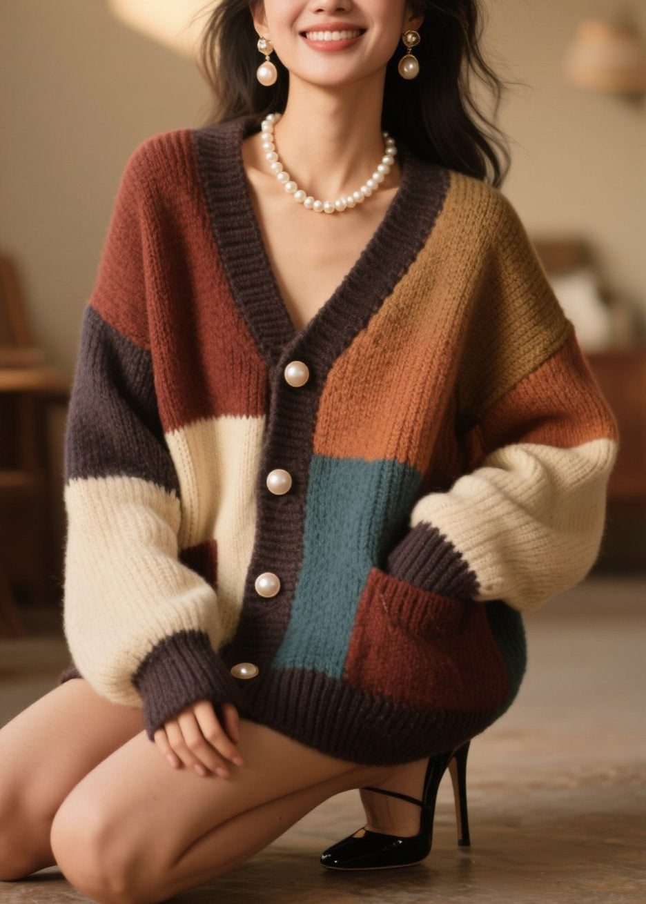Classic Vintage Cardigan with a Flattering Fit