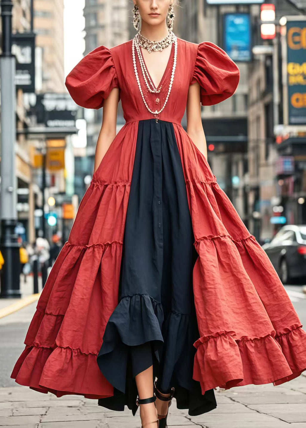 Elegantly Styled Dress for Everyday Wear