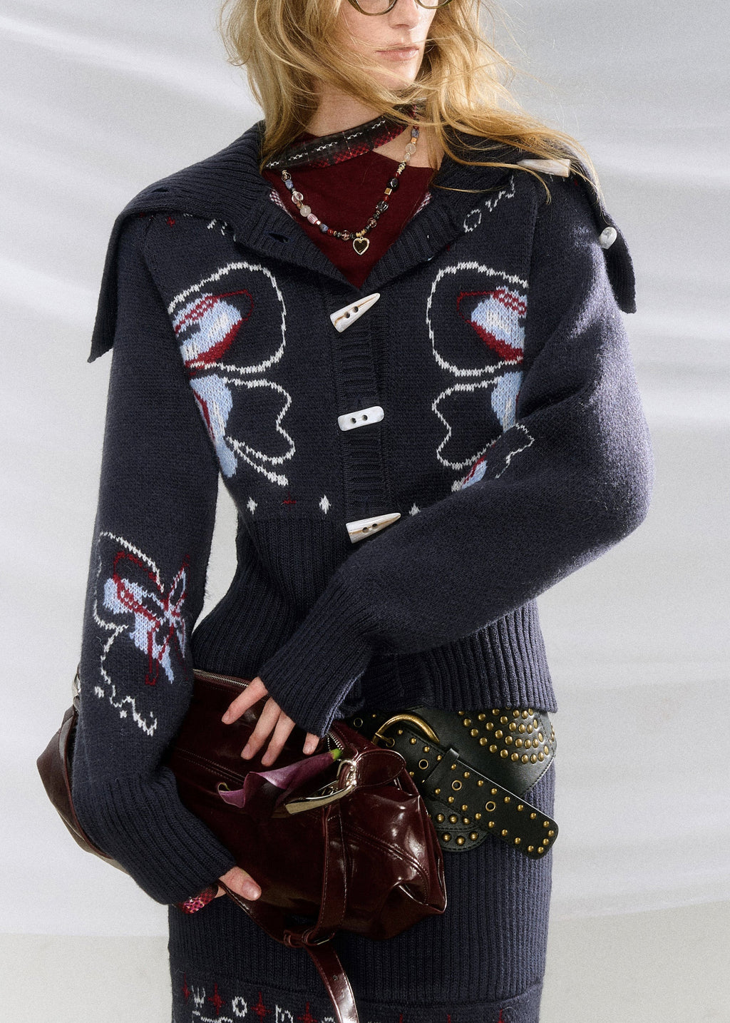 A Vintage Style Cardigan with Delicate Timeless Details