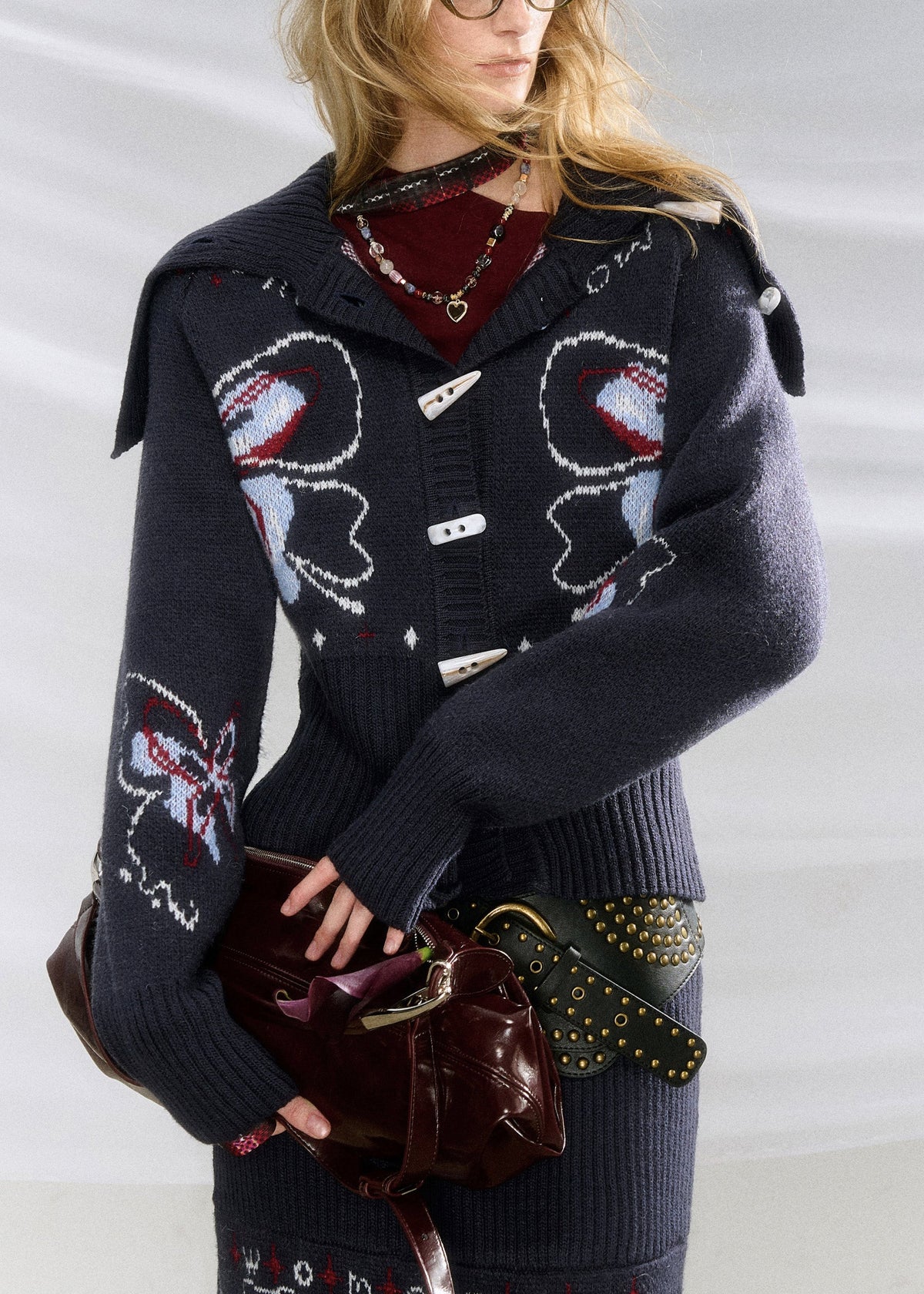 A Vintage Style Cardigan with Delicate Timeless Details