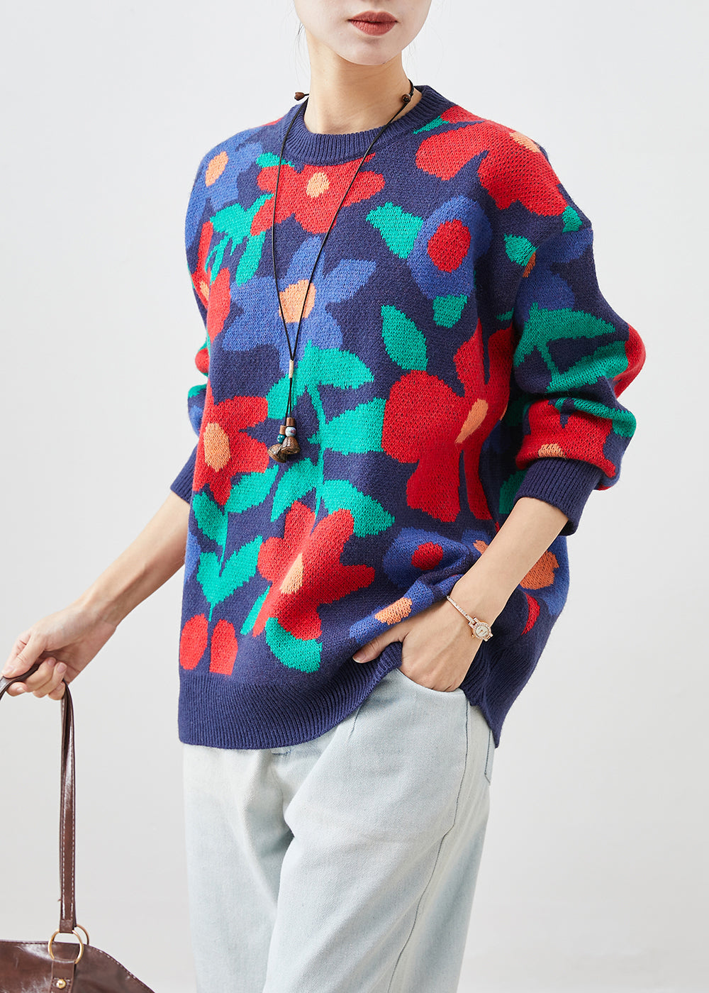 A Vintage Style Sweater with Delicate Timeless Details