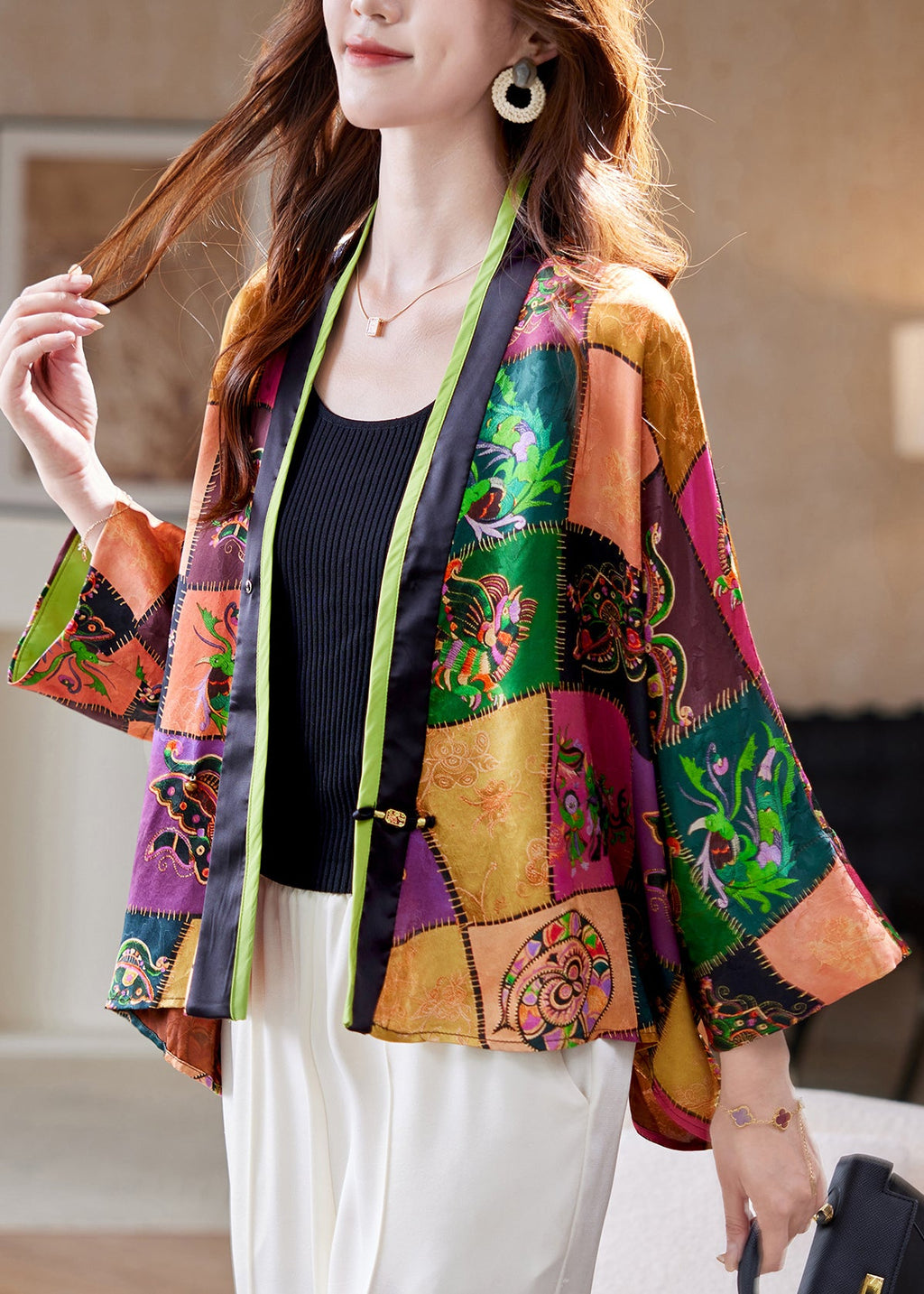 Classic Vintage Cardigan with a Flattering Fit
