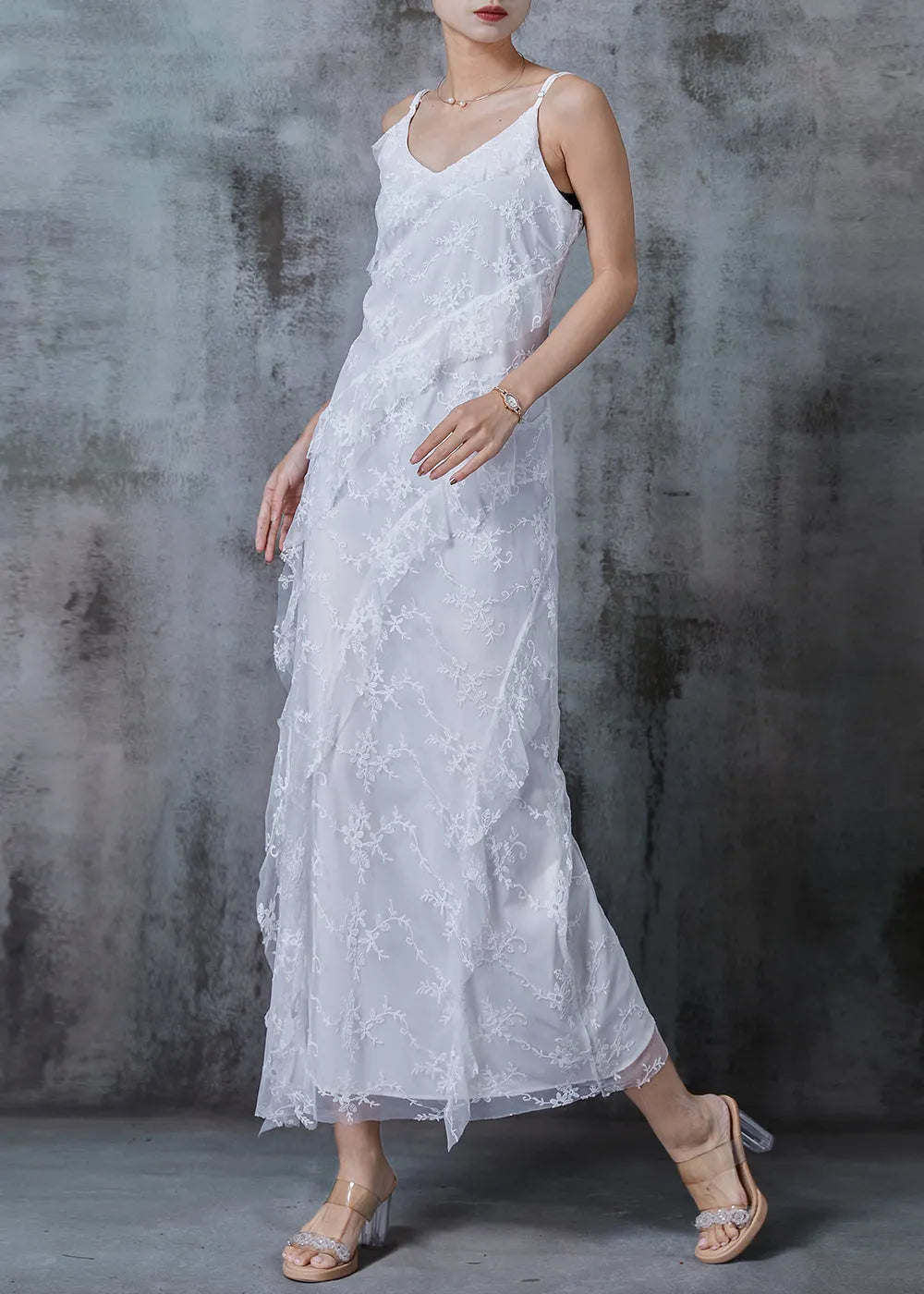 A Vintage Style Dress with Delicate Timeless Details