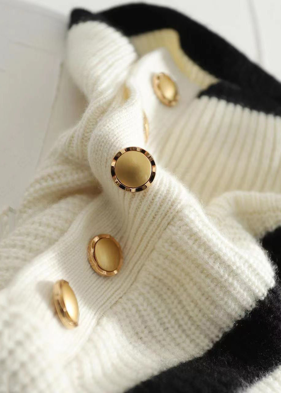 A Vintage Style Sweater with Delicate Timeless Details